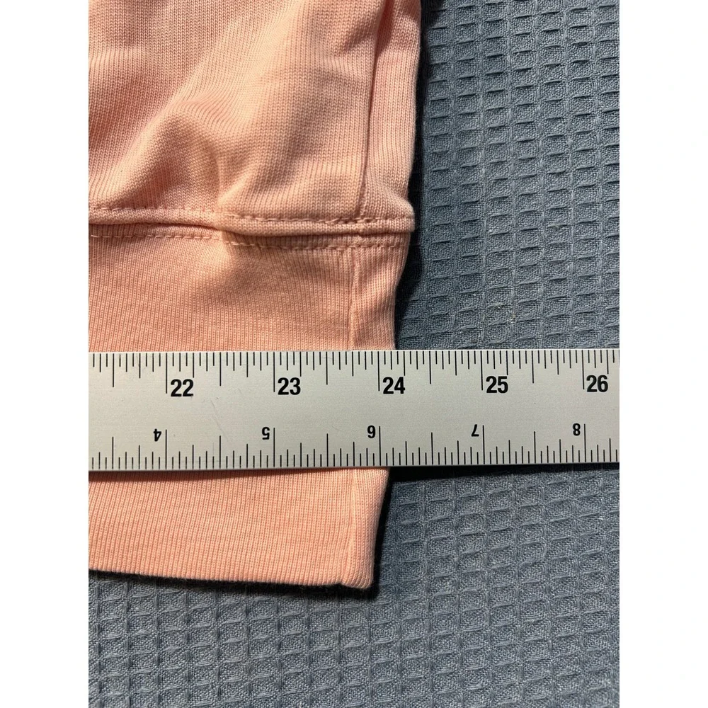 Nike Cropped Hoodie Women Sz XS Peach